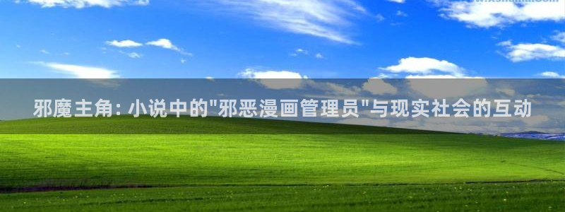韩漫画免费版看：邪魔主角: 小说中的\